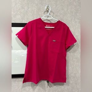 Figs Ultra Rose Zamora joggers (S *tall*) and Catarina top (M)